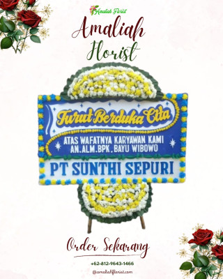 Papan Bunga Duka di Puncakmanggis