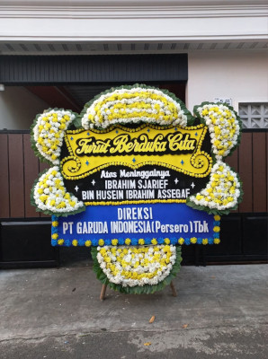 Papan Bunga Duka di Puncakmanggis